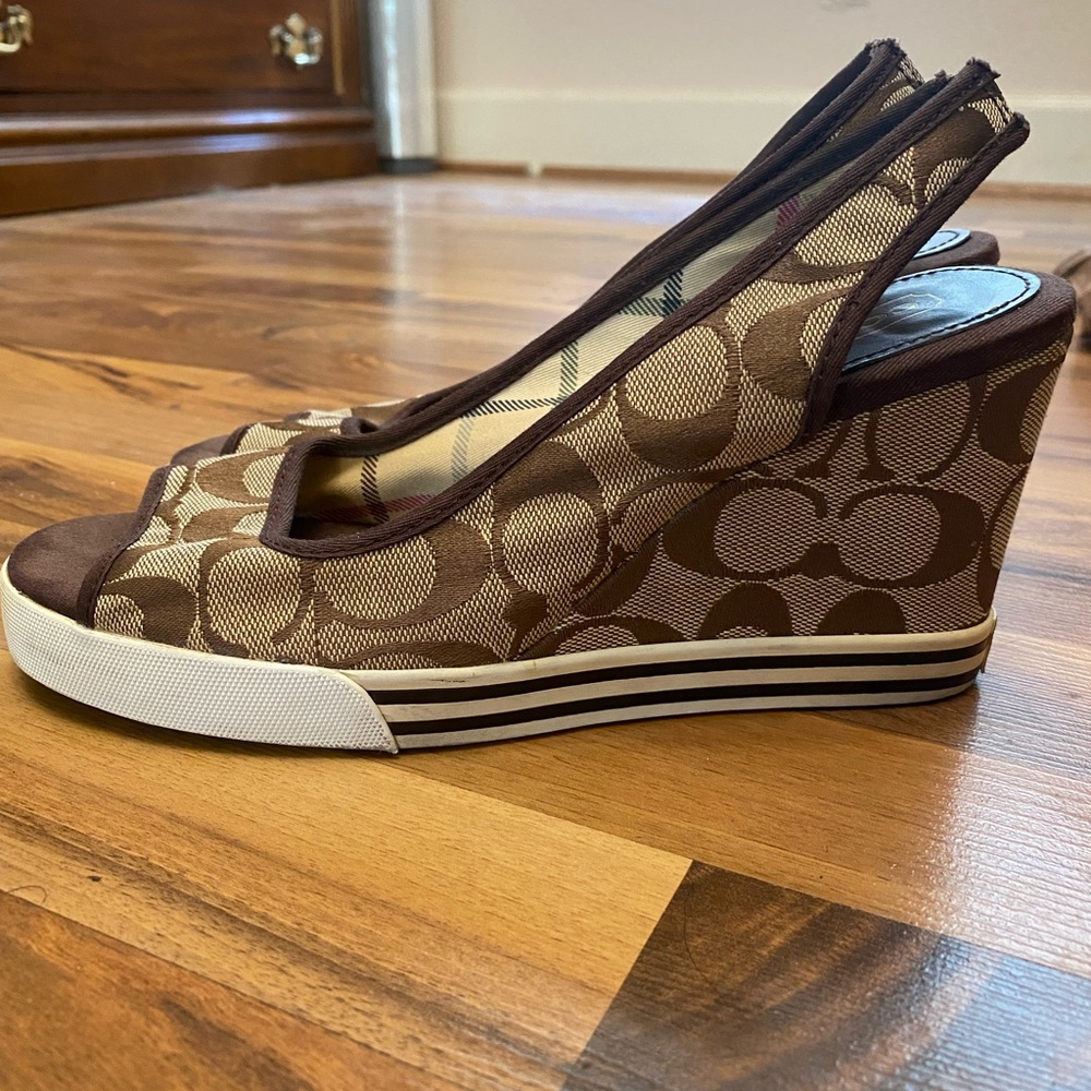 Coach Wedge Heels size 7